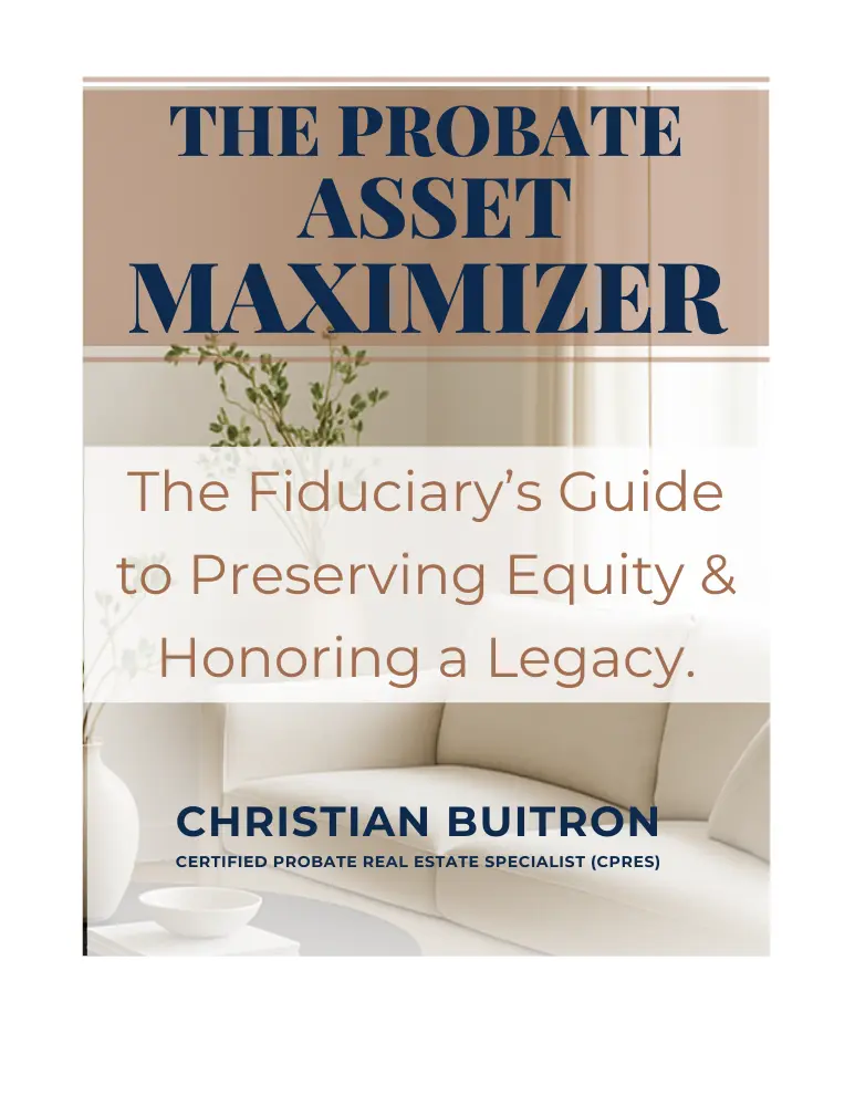 Cover of The Probate Asset Maximizer guide
